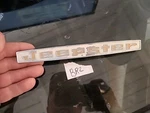 Vintage Kaiser Jeepster Metal Emblem Oem 973349..... Fixed Price $39.99.