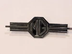 Vintage Original Mg Emblem Badge J Fray Ltd BS1004 130254 Chrome Oem 4.75" X 1.5. Fixed Price $19.95.
