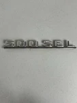 Mercedes 500SEL Rear Trunk Emblem Oem Metal Genuine. Fixed Price $49.87.