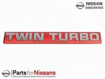 Jdm Nissan R32 R33 R34 Gt-r Red Twin Turbo Engine Emblem New Oem. Fixed Price $39.60.