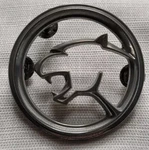 Oem 1983 1984 1985 1986 Mercury Cougar Emblem Side Badge E3WB-6628033-AWA. Fixed Price $14.40.