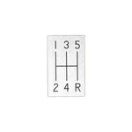 Silver Sport Transmissions 5 Speed Shift Pattern Plate For 1963 1967 Chevy. Fixed Price $19.95.