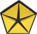 Oer Gold Pentastar Right Hand Fender Emblem 1967-1972 Dodge Charger & Coronet. Fixed Price $20.98.