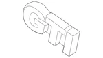 Genuine Volkswagen Nameplate 5C6-853-670-JZA. Fixed Price $87.43.