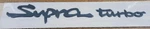 Toyota Supra Turbo Emblem 75443-14180. Fixed Price $32.99.