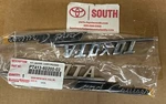 Oem Metal 2 Pc. Toyota Land Cruiser Heritage Edition Rear Pillar Emblem/badge. Fixed Price $269.00.