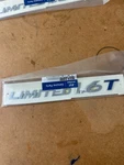 New 16-18 Hyundai Tucson Rear "limited 1.6T" Nameplate Emblem Oem 86318 D3000. Fixed Price $55.99.