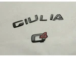 Alfa Romeo Trunk Giulia Q4 Emblems Badges Logo Decals Fits 2017-2024 18 19. Fixed Price $44.87.