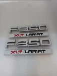 1987-1991 Ford F-350 Xlt Lariat Fender Side Emblem Badge Oem Set. Fixed Price $72.99.