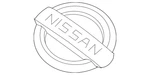 Genuine Nissan Engine Cover Emblem 14048-7S001. Fixed Price $32.27.