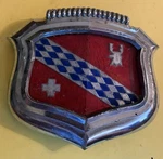1950 Buick Oem Hood Emblem Badge Chrome Bezel #1339347, Almost Show Quality. Fixed Price $188.00.