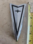Oem Vintage Pontiac Arrowhead Front Emblem Badge Ornament Gm 9791838. Fixed Price $39.99.