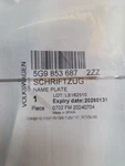 Oem Genuine Volkswagen 2018-2025 Golf Gti Alltrack Hatch Emblem 5G9-853-687-2ZZ. Fixed Price $50.00.