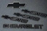 1994 - 2005 Chevrolet Chevy S10 Emblem & Chrome Blacked Out Package. Fixed Price $278.25.