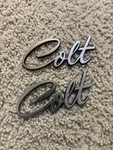 1974-79 Dodge Colt Plastic Fender Emblem Oem 75 76 77 78 Read. Fixed Price $20.00.