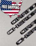 Fit For 2017-2021 Jeep Grand Cherokee Side Doors Glossy Black Nameplate Emblem. Fixed Price $44.95.