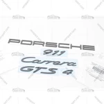 Genuine Black "porsche 911 Carrera 4 Gts S" Emblem Logo Insignia. Fixed Price $369.95.