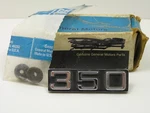 Genuine Gm 350 Fender Emblem Trim #3984095 (1-3988830) W/fasteners 1970'S Camaro. Fixed Price $20.00.