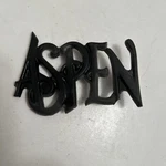 Dodge Aspen Black Plastic Emblem Late 70. Fixed Price $14.95.