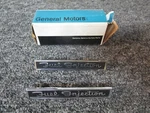 62 Corvette Fuel Injection Side Fender Emblems Gm Nos 3795372 327/360. Fixed Price $200.00.