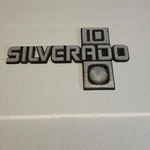 Vintage Chevy Silverado 10 Emblem Fender Badge 14026451 14026452 14026453 Oem. Fixed Price $47.29.