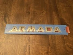 New Oem Genuine Nissan Armada Rear Hatch Emblem 2017-2019 90891-5ZW0A. Fixed Price $75.00.