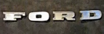 Genuine Vintage 1967 "ford" F-series Hood Letters. Fixed Price $65.00.
