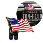 Us 48 Star American Flag License Plate Topper Stamped Aluminum Vintage Car Truck. Fixed Price $24.95.
