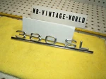 Mercedes Genuine Heavy R107 81-85 380SL Hatch Lid Metal Chrome Emblem. Fixed Price $64.37.