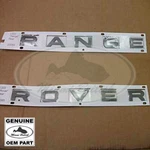 Land Rover Rear Door Tail Gate Brunel Metallic Decal Badge Range Oem. Fixed Price $247.01.