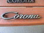 1979 1980 Toyota Corona Chrome Fender Emblem Factory Original Very Nice. Fixed Price $24.99.
