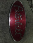 Peterbilt Nameplate 12" Hood Emblem Logo Oem 20-19279. Fixed Price $200.00.