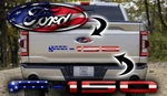 Fits 2021-2022 Ford F-150 3M Usa Flag Tailgate Letter And Emblem Decals. Fixed Price $19.95.