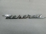 Maserati Quattroporte, Rear Script, Used, P/n 670001709. Fixed Price $35.00.