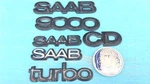 95 - 97 Saab Cd 9000 Turbo Nameplate Trunk Badges Emblems Oem Complete Set. Fixed Price $44.99.