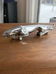 Vintage Jaguar Chrome Hood Ornament Manufactired By Wilmot Breeden Ltd. 1950 S. Fixed Price $87.00.