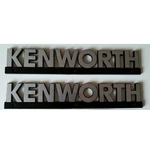 14" New Genuine Chrome Kenworth Truck Wordmark Emblem Name Plate Metal Logo 2X. Fixed Price $47.38.