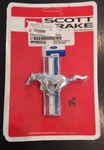 Fender Emblem Scott Drake C8ZZ-16229-A Fits 1968 Ford Mustang Nib Unpunched. Fixed Price $49.00.