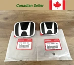 2X Black Chrome Jdm Honda Front Grill And Rear Trunk Emblems Fit 2006-2015 Civic. Fixed Price $47.09.