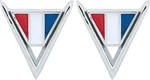 1964 Impala Bel Biscayne; 283 "v" Front Fender Emblems; Pair. Fixed Price $38.99.