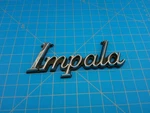 Chevrolet Impala Script Emblem Badge Oem Chrome Trim Vintage Classic Car. Fixed Price $35.99.