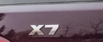Bmw Genuine G07 Cerium Gray Trunk Emblem "X7" Lettering Decal Badge New. Fixed Price $79.99.
