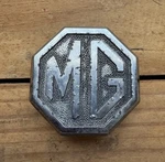 Mgb Midget Black & Chrome Bumper Metal Badge Emblem Pt No. CHA344. Fixed Price $22.32.