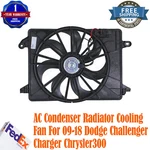Ac Condenser Radiator Cooling Fan For 09-18 Dodge Challenger Charger CHRYSLER300. Fixed Price $101.51.