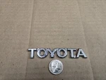 Toyota Oem Chrome Plastic 4.125" Emblem Badge Logo Nameplate 73447-AC020. Fixed Price $14.99.