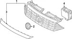 Genuine Volkswagen Emblem 5H0-853-601-Q-DPJ. Fixed Price $188.39.