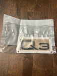 Audi Q3 Black Lift Gate Emblem Oem New. Fixed Price $65.00.