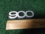 Saab Oem 1984-1994 900 Rear Trunk Metal Emblem Badge Logo Nameplate 7S1. Fixed Price $22.99.