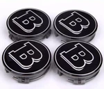 4X Brabus Wheels Car Center Hub Caps Badge Emblems Mercedes Benz W463 G65. Fixed Price $49.83.