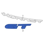 Dodge 68617701AA Rear Hatch Emblem. Fixed Price $45.09.